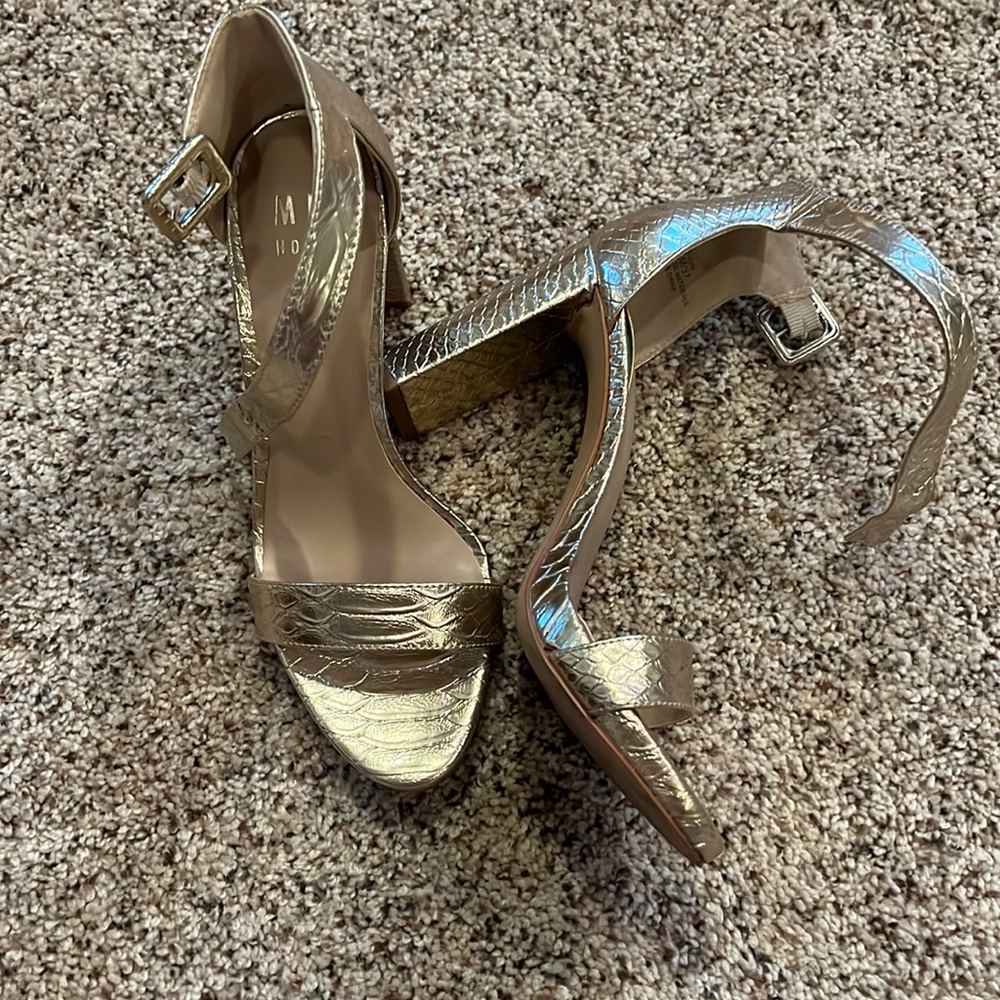 Gold heels